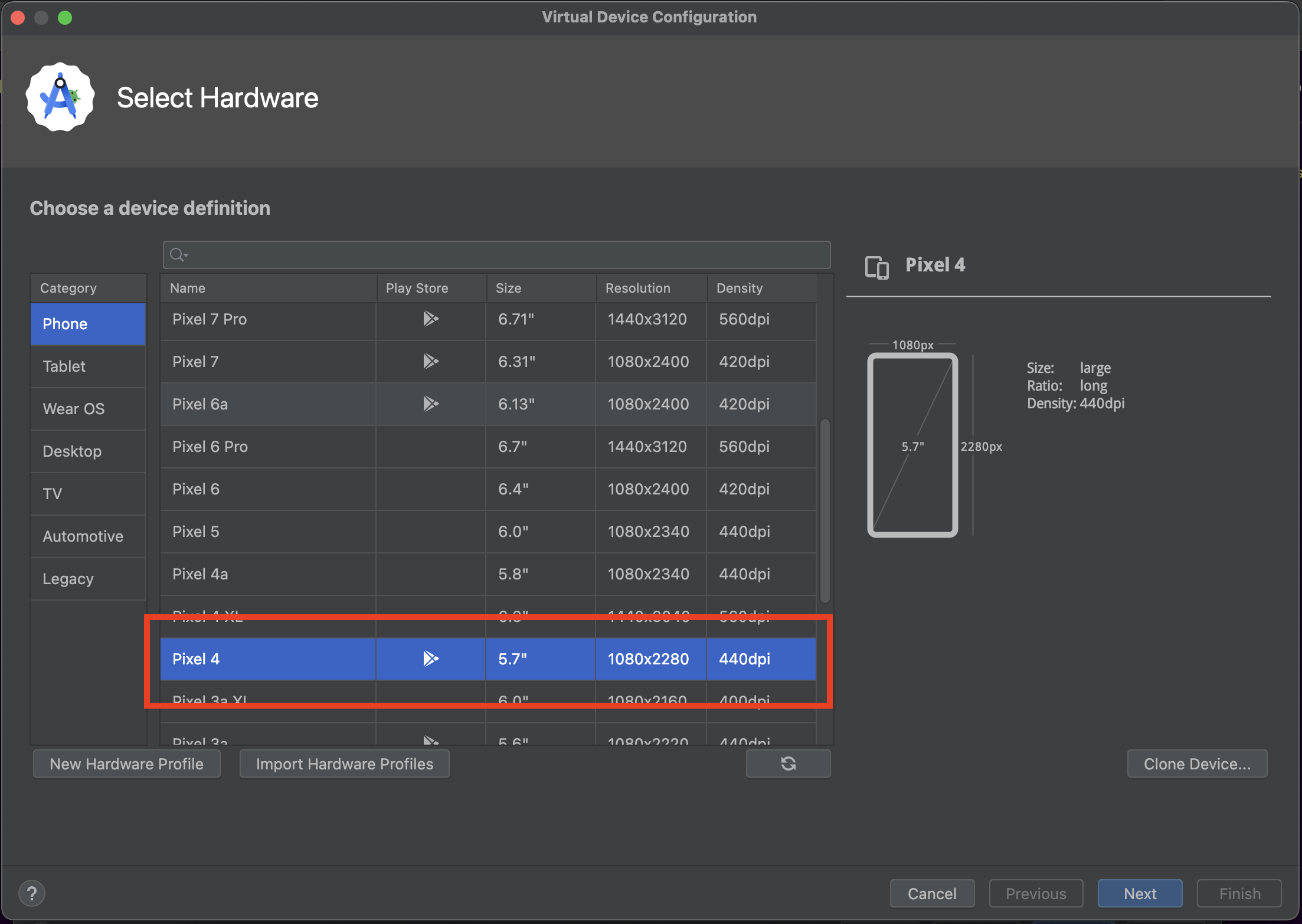 add device with play store icon